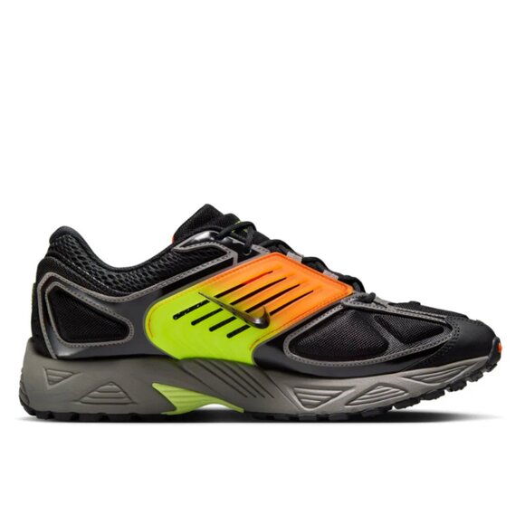 Nike Pegasus Wave Mens Running Training Gym Shoe Black Pewter Orange - Picture 5 of 11